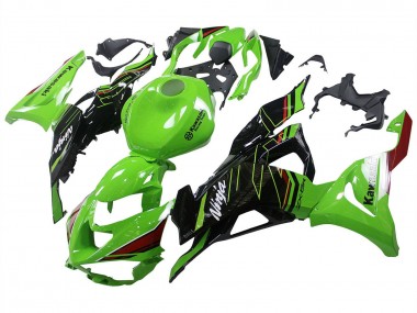 Carena Moto Kawasaki ZX6R 2023-2025 - Verde Nero Sconto