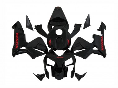 Carena Moto Honda CBR600RR 2003-2004 - Nero Lucido Rosso Decals Sconto