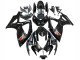 Carena Moto Suzuki GSXR 600 / GSXR 750 2006-2007 - Nero Lucido Argento Rosso
