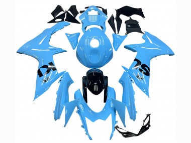 Carena Moto Suzuki GSXR 600 / GSXR 750 2011-2024 - Azzurro Chiaro Nero Sconto