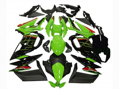 Carena Moto Kawasaki Ninja 650 EX650 2020-2025 - Verde Rosso Nero Sconto