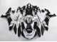 Carena Moto Yamaha YZF 1000 R1 2020-2025 - Argento Bianco Nero Lucido