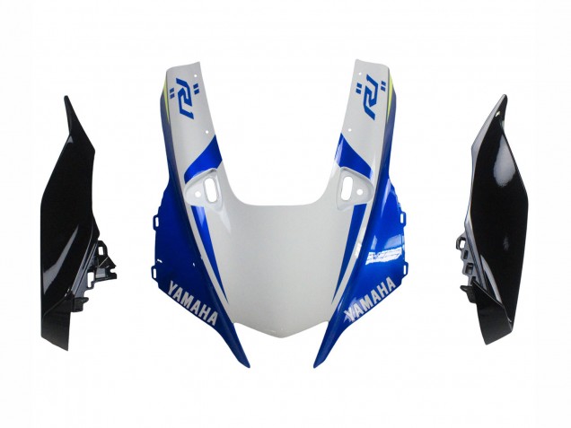 Carena Moto Yamaha YZF 1000 R1 2020-2025 - Bianco Blu Neon Giallo Nero Lucido