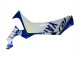 Carena Moto Yamaha YZF 1000 R1 2020-2025 - Bianco Blu Neon Giallo Nero Lucido