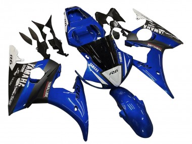 Carena Moto Yamaha YZF R6S 2006-2009 - Blu Bianco Nero Lucido Yamalube Sconto