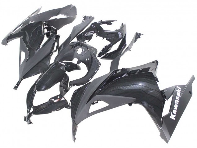 Carena Moto Kawasaki EX300 2013-2024 - Nero Lucido