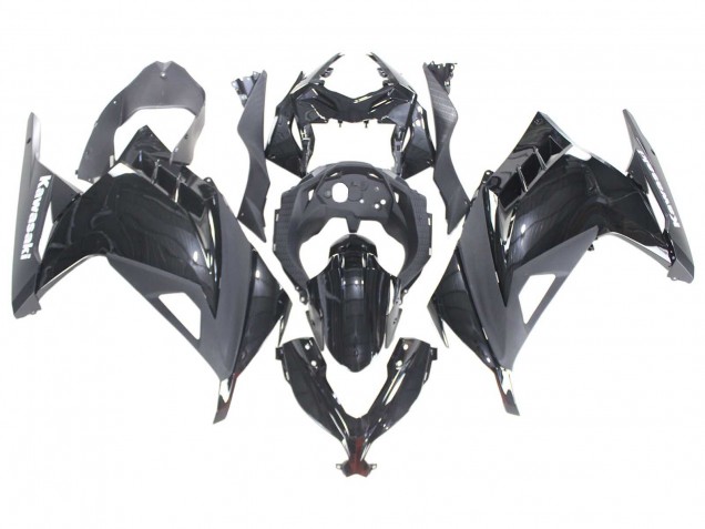 Carena Moto Kawasaki EX300 2013-2024 - Nero Lucido