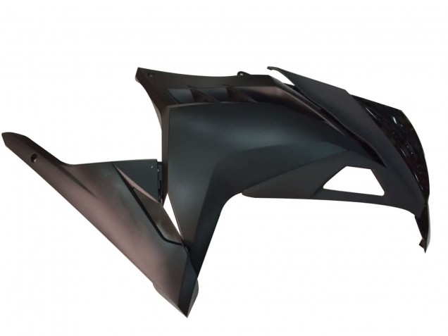 Carena Moto Kawasaki EX300 2013-2017 - Nero Lucido Nero Opaco