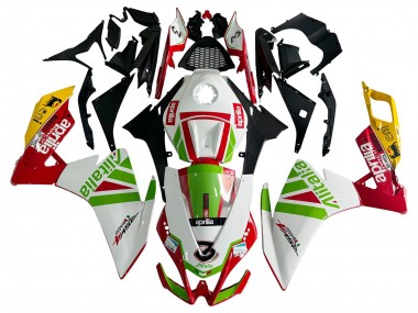 Carena Moto Aprilia RS4 50 125 2012-2018 - Bianco Rosso Verde Giallo Alitalia Sconto