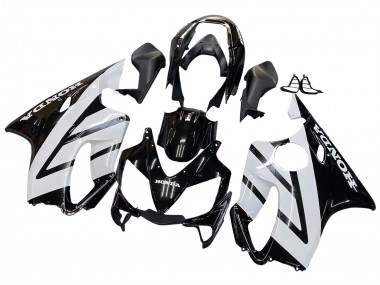 Carena Moto Honda CBR600 F4i 2004-2007 - Bianco Nero Lucido Sconto