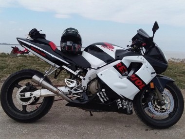 Carena Moto Honda CBR600 F4i 2004-2007 - Bianco Nero Lucido Rosso Repsol Sconto