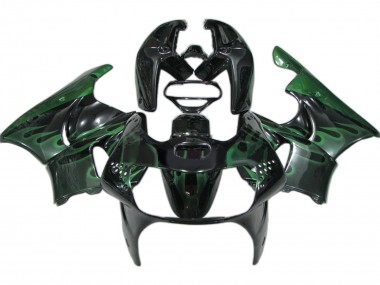 Carena Moto Honda CBR900RR 919 1998-1999 - Nero Lucido Verde Fiamma Sconto