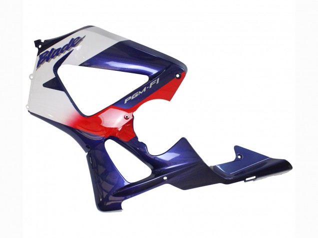Carena Moto Honda CBR900RR 929 2000-2001 - Bianco Rosso Blu