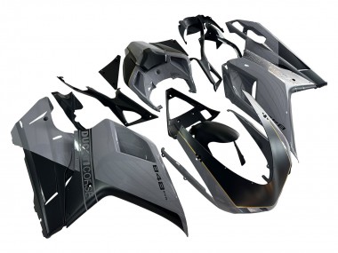 Carena Moto Ducati 848 2007-2014 - Argento Oro Nero Opaco Sconto