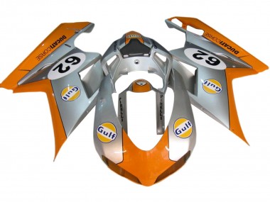 Carena Moto Ducati 848/1098/1198 2007-2014 - Argento Arancia Golfo 62 Sconto