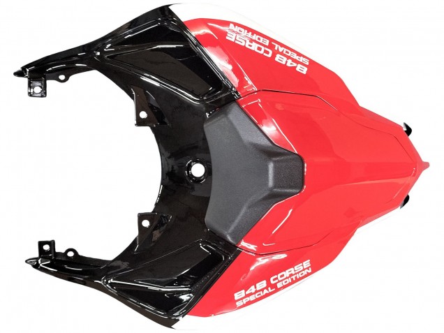 Carena Moto Ducati 848/1098/1198 2007-2014 - Bianco Rosso Nero Lucido