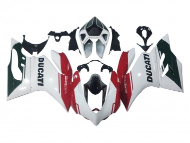 Carena Moto Ducati Panigale 899 2011-2014 - Bianco Rosso Nero Lucido Sconto