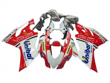 Carena Moto Ducati Panigale 899/1199 2011-2014 - Bianco Rosso Blu Valsir Fiamm Sconto