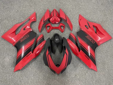 Carena Moto Ducati 999 2003-2004 - Rosso Nero Lucido Corse Sconto