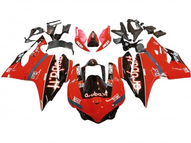 Carena Moto Ducati 959/1299 2015-2020 - Rosso Nero Lucido Fiamm Sconto