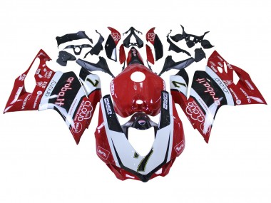Carena Moto Ducati 959/1299 2015-2020 - Bianco Rosso Nero Aruba 7 Sconto