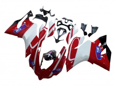 Carena Moto Ducati 959/1299 2015-2020 - Bianco Rosso Nero Lucido Tim Sconto