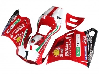 Carena Moto Ducati 748/916/996/998 1993-2005 - Bianco Rosso Giallo Verde Nero Lucido Performance Sconto
