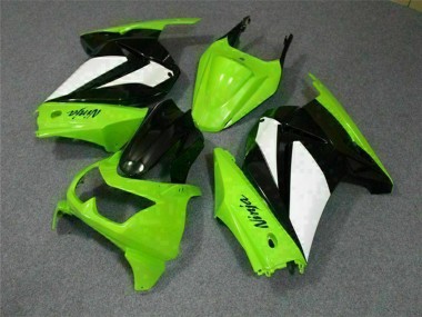 Carena Moto Kawasaki EX250 2008-2012 - Verde Bianco Nero Sconto