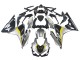 Carene Moto Honda CBR500R 2022-2023 - Argento Giallo Nero Lucido