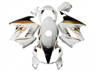 Carena Moto Honda VFR 800 2002-2013 - Bianco Oro Fiamma Sconto