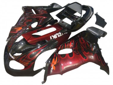 Carena Moto Suzuki TL1000R 1998-2003 - Nero Lucido Rosso Fiamma Sconto