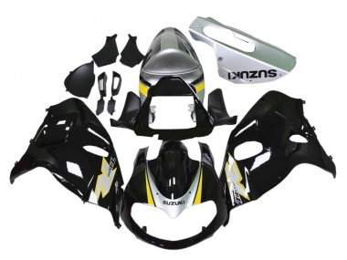 Carena Moto Suzuki TL1000R 1998-2003 - Nero Lucido Argento Giallo Sconto