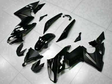 Carena Moto Kawasaki EX650 2009-2011 - Nero Lucido Bianco Decal Sconto