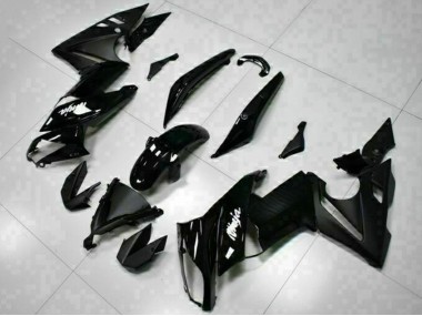 Carena Moto Kawasaki EX650 2009-2011 - Nero Lucido Bianco Decal Sconto
