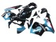 Carena Moto Honda CBR600RR 2003-2004 - Azzurro Chiaro Rosso Nero Lucido Dunlop