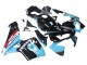 Carena Moto Honda CBR600RR 2003-2004 - Azzurro Chiaro Rosso Nero Lucido Dunlop