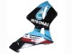 Carena Moto Honda CBR600RR 2003-2004 - Azzurro Chiaro Rosso Nero Lucido Dunlop