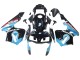 Carena Moto Honda CBR600RR 2003-2004 - Azzurro Chiaro Rosso Nero Lucido Dunlop