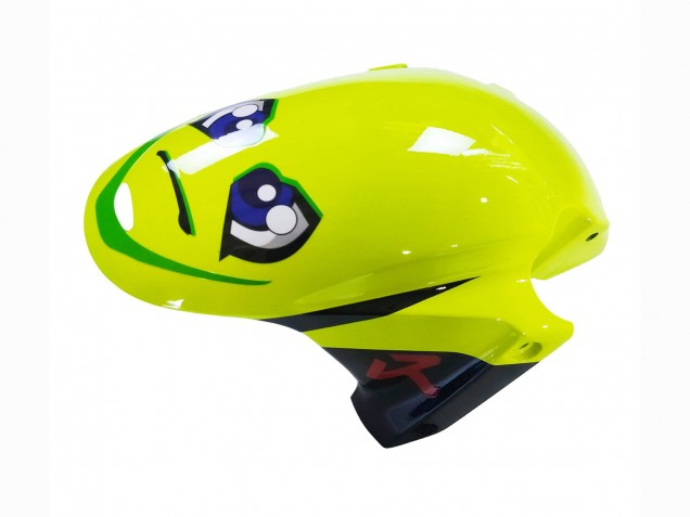 Carena Moto Honda CBR600RR 2003-2004 - Blu Neon Giallo Nero Lucido Squalo