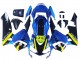 Carena Moto Honda CBR600RR 2003-2004 - Blu Neon Giallo Nero Lucido Squalo