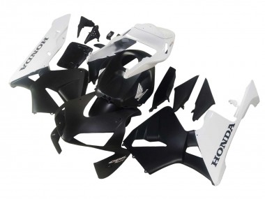 Carena Moto Honda CBR600RR 2003-2004 - Bianco Nero Opaco Sconto