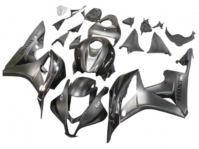 Carena Moto Honda CBR600RR 2007-2008 - Argento Nero Lucido