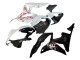Carena Moto Honda CBR600RR 2007-2008 - Bianco Fiore di Ciliegio Nero Lucido Diviso