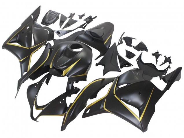 Carena Moto Honda CBR600RR 2009-2012 - Nero Opaco Oro