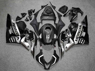 Carena Moto Honda CBR600RR 2009-2012 - Argento Nero Lucido HRC Sconto