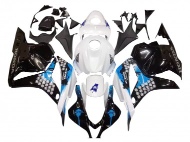 Kit Carena Moto Completo Honda CBR600RR 2009-2012 - Bianco Blu Nero Lucido Sconto