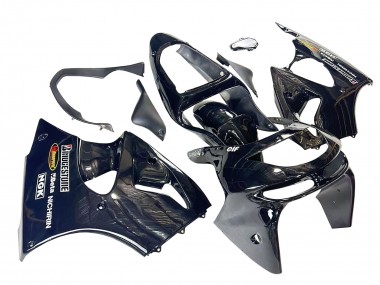 Carena Moto Kawasaki ZX6R 1998-1999 - Nero Lucido Giallo Elf Bridgestone Sconto