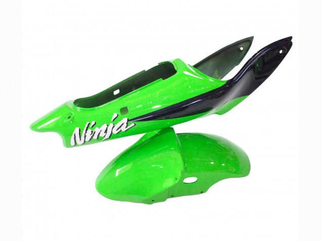 Carena Moto Kawasaki ZX6R 1998-1999 - Verde Bianco Blu Scuro Argento