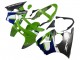 Carena Moto Kawasaki ZX6R 1998-1999 - Verde Bianco Blu Argento Nero Lucido