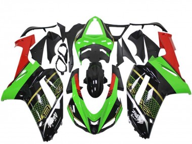 Carena Moto Kawasaki ZX6R 2007-2008 - Verde Nero Sconto